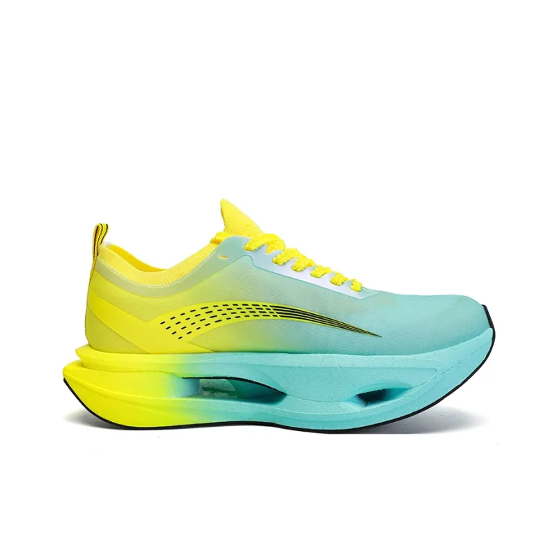 MOREMORENOISE Running Shoes Men's Green Yellow-1