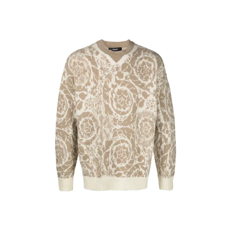 VERSACE Sweaters Men Beige-0
