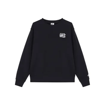 Nike Club Terry Crew Neck Sweatshirt Men's Black/White