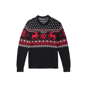 Polo Ralph Lauren Reindeer Intarsia-knit Jumper