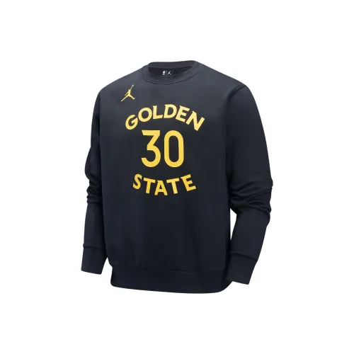 Jordan x NBA Courtside hair State Warriors Sweatshirt Men's Black