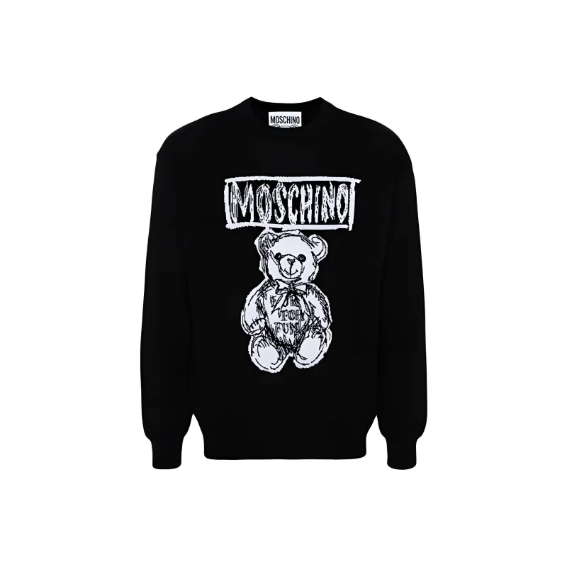 MOSCHINO Long Sleeved Crewneck Jumper-0