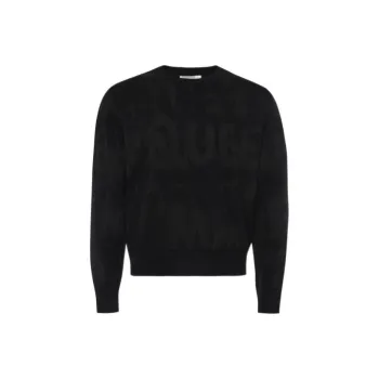 Alexander McQueen Logo Jacquard Knitted Jumper