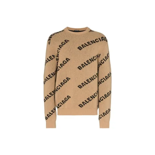 Balenciaga Sweater Loose Fit Men's Brown