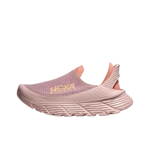 HOKA ONE ONE Restore TC Anti Slip Wear Resistant Low Top Casual Shoes Unisex Pink