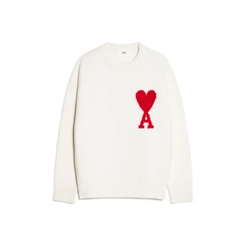 AMIPARIS Ami De Coeur Felted Merino Jacquemus Sweater