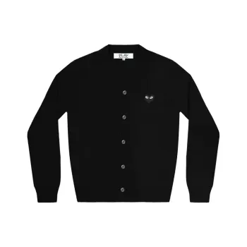 CDG Play SS24 Sweater Unisex Black