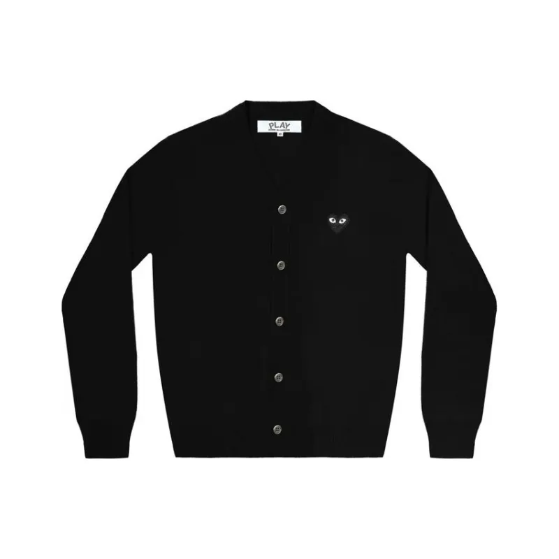 CDG Play SS24 Sweater Unisex Black-0