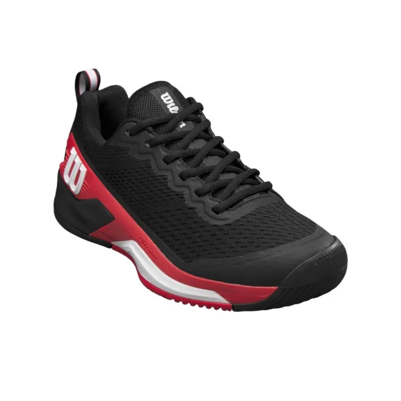 Wilson RUSH PRO 4.5 Anti Slip Wear Resistant Low Top Tennis Shoes Men's Black-2