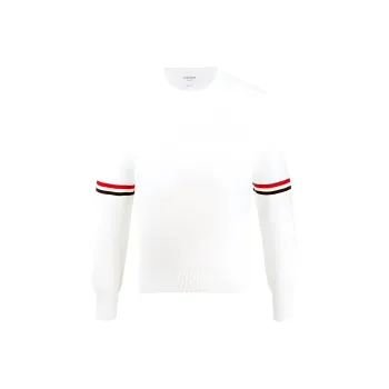 THOM BROWNE Rwb Striped Knit Jumper