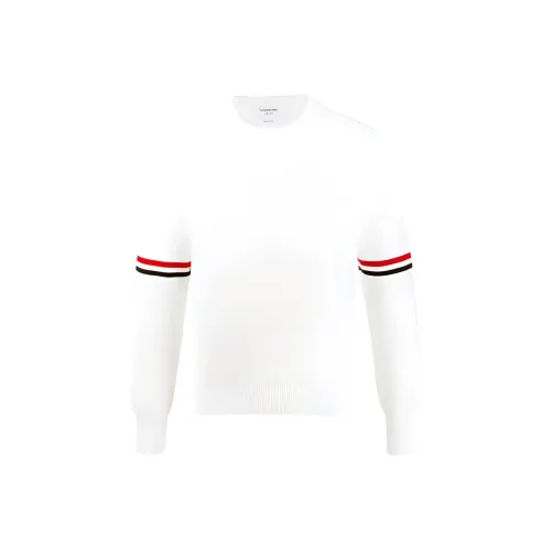 THOM BROWNE Rwb Striped Knit Jumper