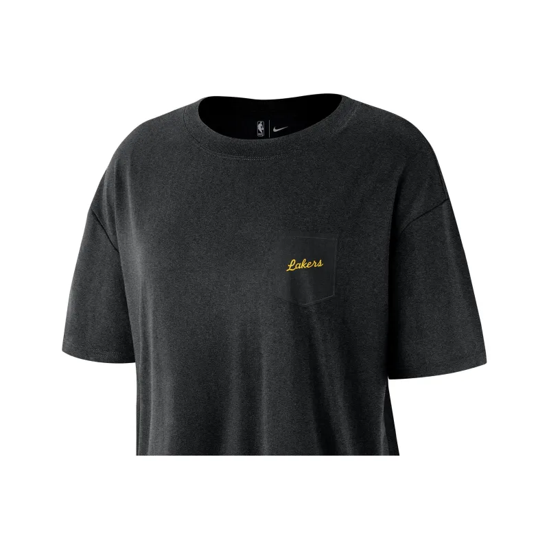 Nike x NBA Los Angeles Lakers T Shirt Women's Black-2
