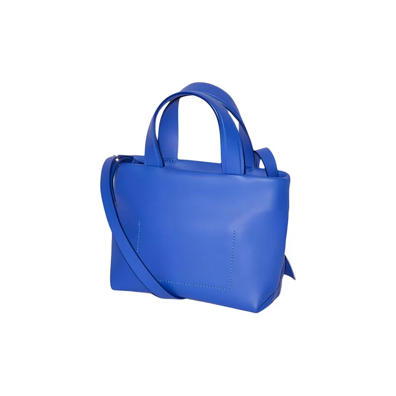 Acne Studios Musubi Cow Leather Tote Bag, Shopping Bag, Shoulder Bag, Crossbody Bag, Handbag Extra Mini Women's Blue-1