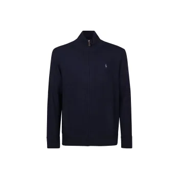 Polo Ralph Lauren Pony Embroidered Zipped Knit Cardigan