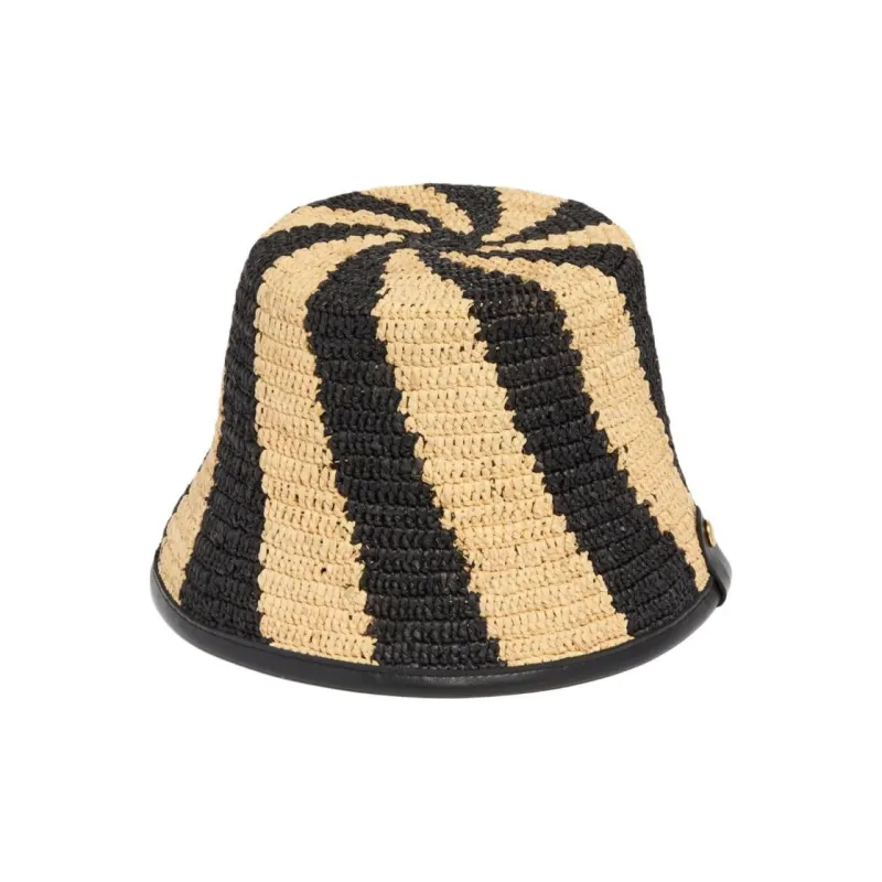 Jacquemus Soli Striped Bucket Hat-1