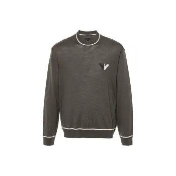 EMPORIO ARMANI Logo jacquard Sweater