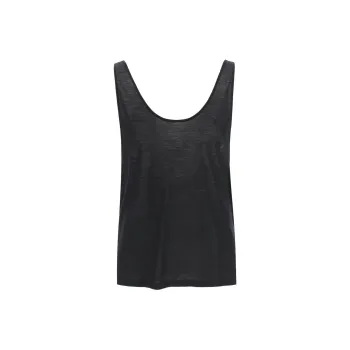 SAINT LAURENT Tank Tops Men Black