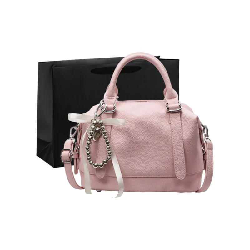 PINK·LAND PU One Shoulder Handbag Women's Black/Ecru/Yellow/Pink/Purple/Blue-21