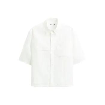 ZARA Shirts Men Frosted White