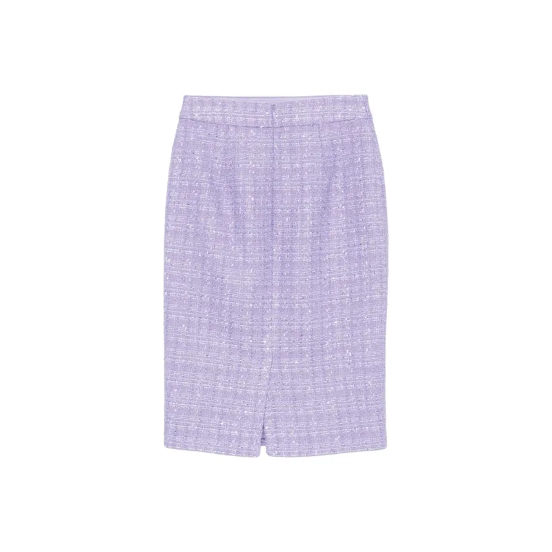 EMPORIO ARMANI Tweed Midi Skirt-1