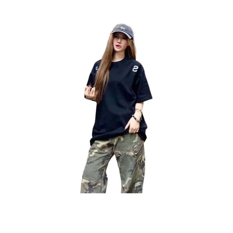 Trendy Versatile 100% Cotton American Independent Brand T Shirt Unisex-6
