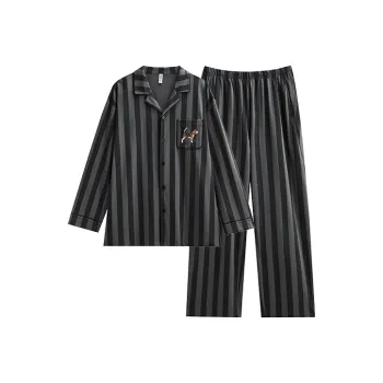 Peninsula City Pajama Set Birthday Love Wedding Gift Men's Dark Gray