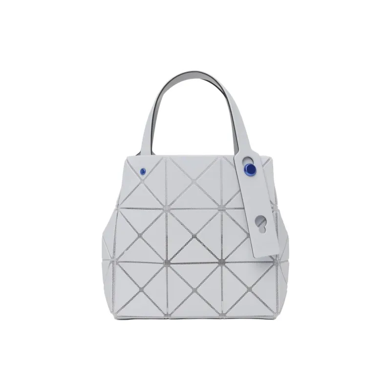 ISSEY MIYAKE CARAT PVC Handbag Mini Women's Gray-0