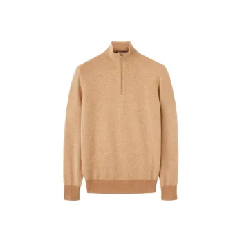 Loro Piana Roadster Mezzocollo Sweater Men's Oak Mixed Color