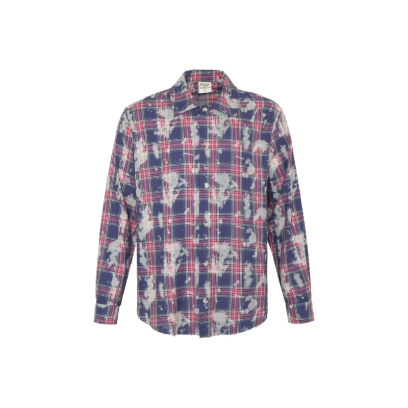 FAKE VINTAGE Shirt Unisex Blue Purple-0