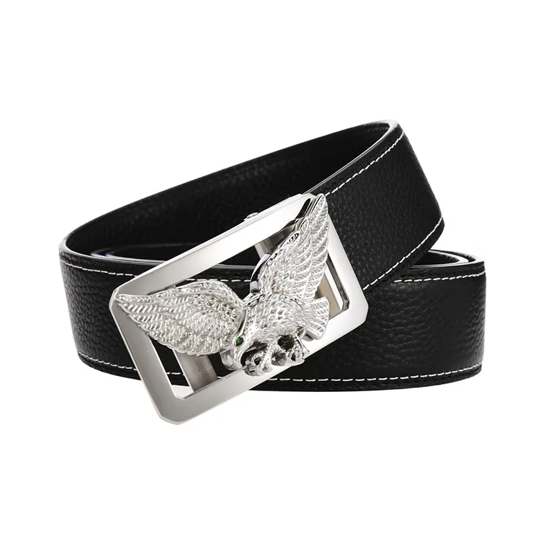 YUZHAOLIN Cow Leather Belts Men's Width 3.8CM-2