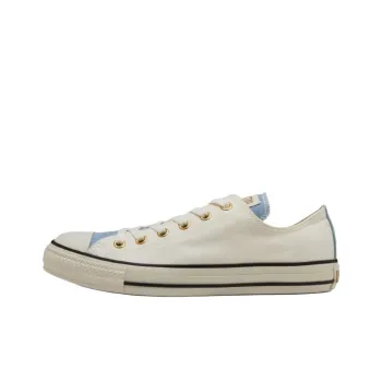 Converse All Star Abrasion Resistant Slip Resistant Low Top Canvas Shoes Unisex White Blue