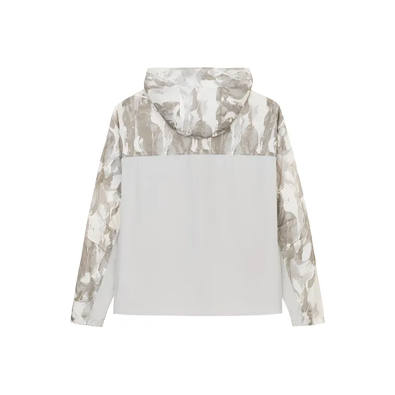 Anta x ZHONGGUOGUOJIADILI LIANMINGKUAN Outdoor Collection Sun Protection Clothing Women's Jade Grey/All Over Print-1