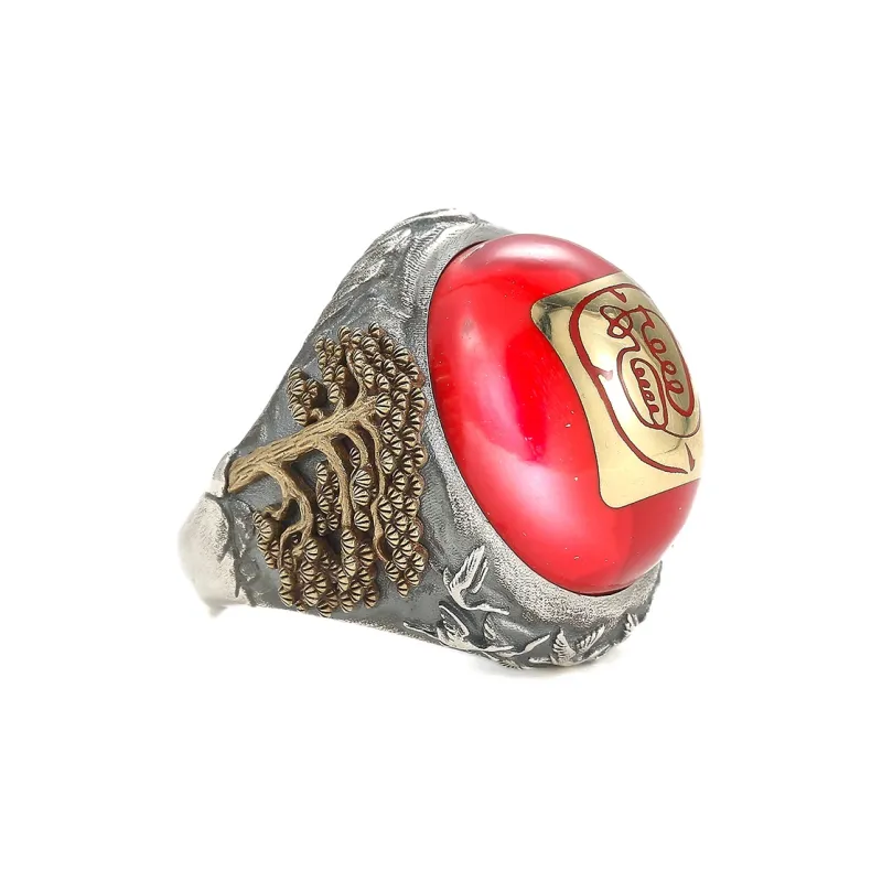 Ruibeila 990 Silver Rings Men's-4