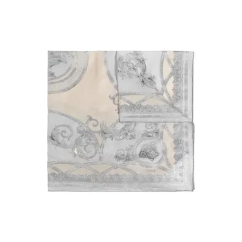 VERSACE COLLECTION Barocco Printed Finished Edge Foulard