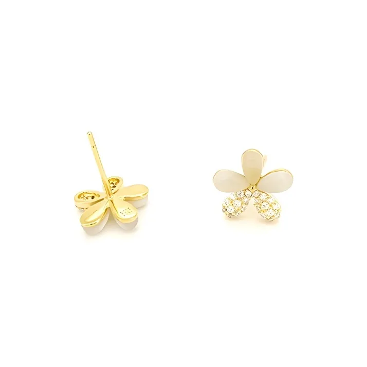 KEMLAIDA 925 Sterling Silver Stud Earrings Women's-3