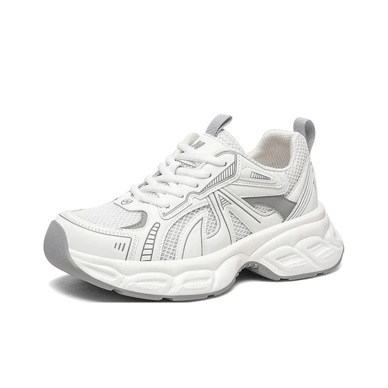 Golden Silk Rabbit Low Top Chunky Sneakers Women's-0