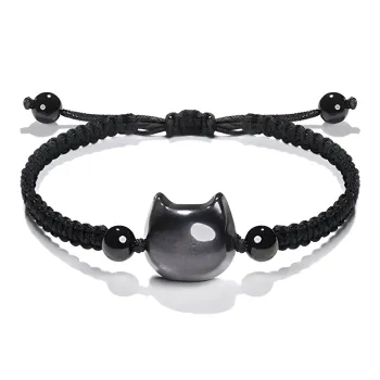 Ryukyu Obsidian Jade Bracelets Unisex