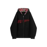 Black Cardigan Fleece-Lined