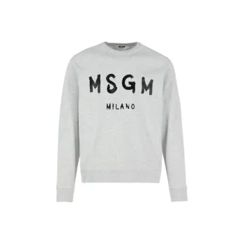 MSGM Sweatshirts Men Gray