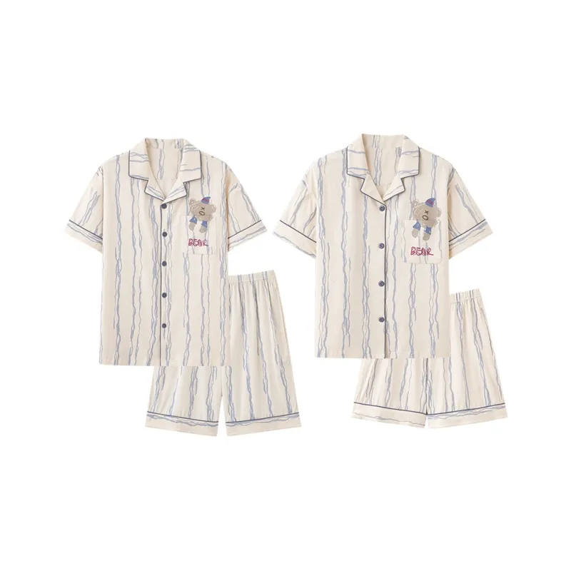 Qiao Ni Tong Unisex Pajama Sets-1