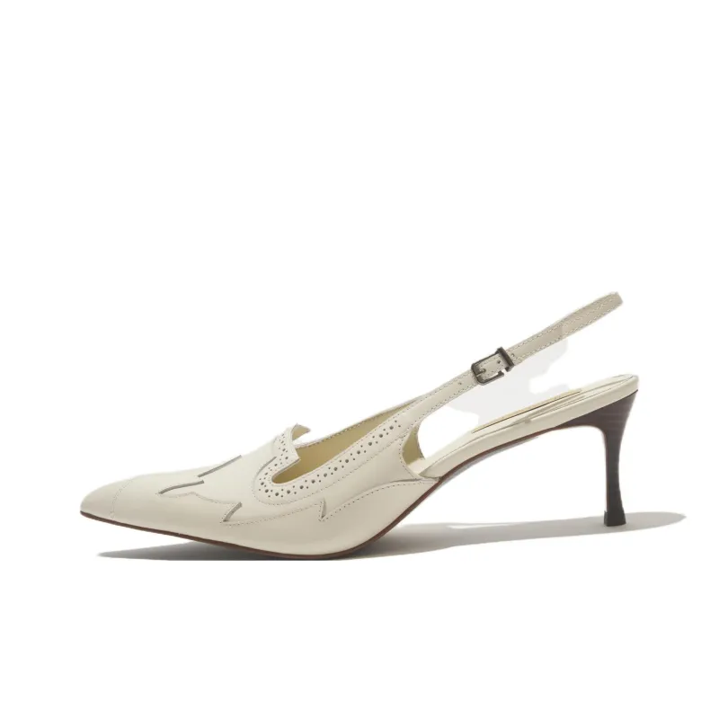 Meruomai High Heels Women's White-5