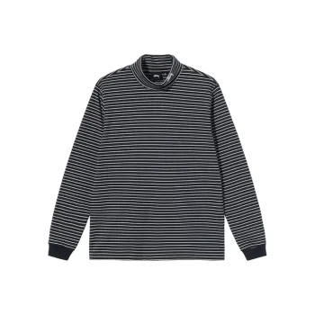 Stussy Striped Turtleneck Long Sleeve Jersey