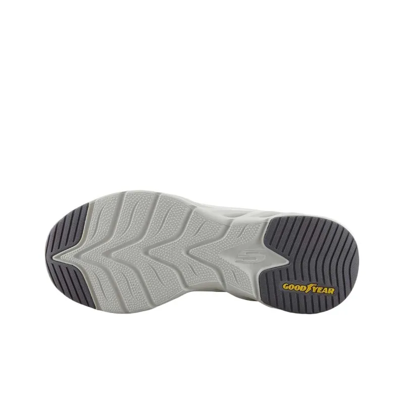 Skechers ArchFit Slip Resistant, Abrasion Resistant, Breathable Low Top Casual Shoes Men's Gray-4
