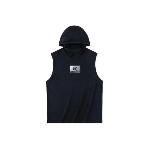 Anta Thompson KT Basketball Tank Top Men's Basic Black