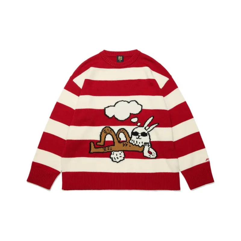 LINING Sports Trend Series Sweaters Unisex Red-0