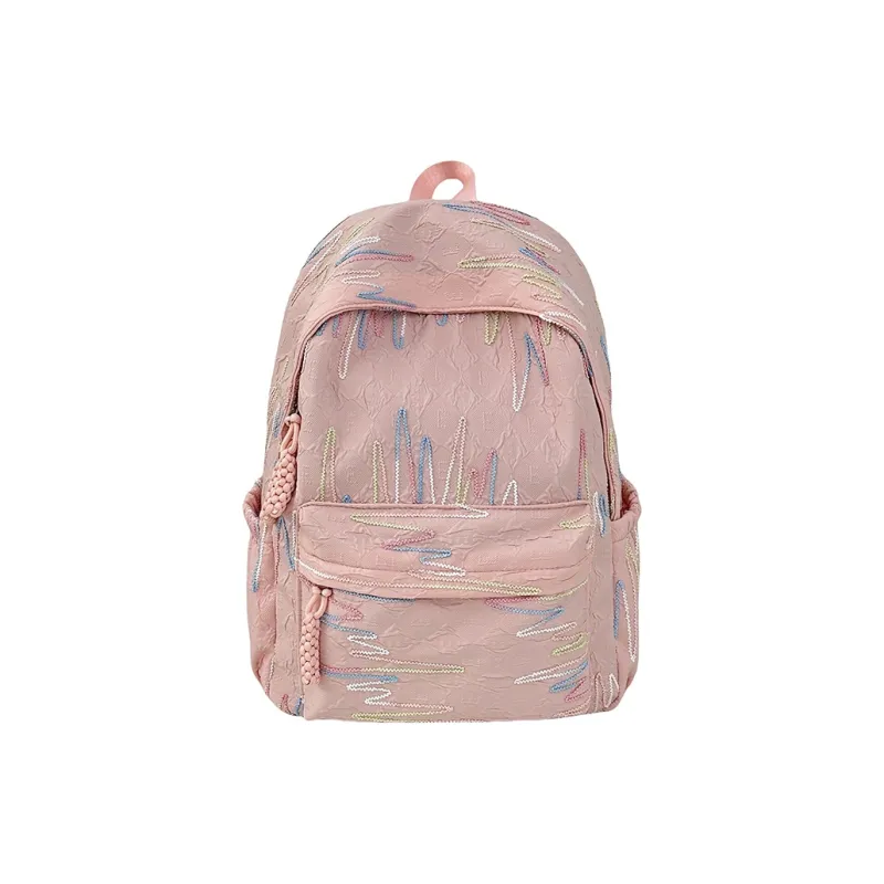 Single Warehouse Nylon Backpack Regular Women's White/Pink/Blue/Black/Yellow-0