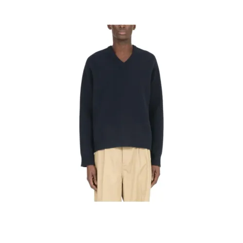 Maison Margiela Four Stitch V Neck Jumper