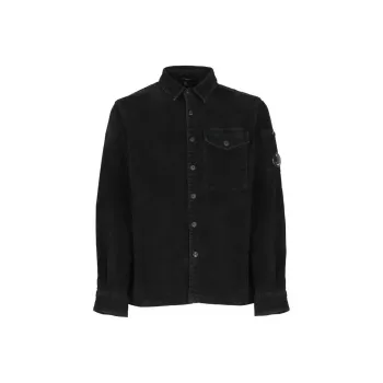 C.P.Company Lens Detailed Corduroy Shirt