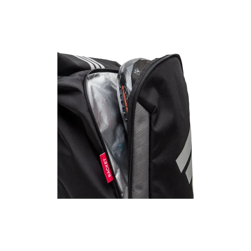 Adidas Polyethersulfone Backpack Unisex Black & Silver Metallic-4