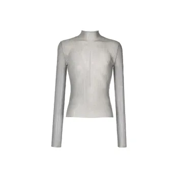DION LEE Sweaters Unisex Light Gray